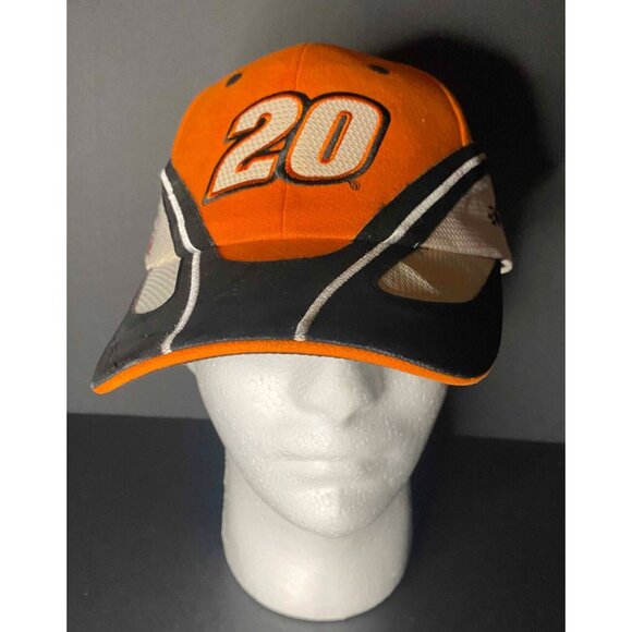 #20 Tony Stewart Home Depot Racing Cap Hat Orange NASCAR Snapback - Picture 1 of 7